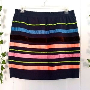 Vintage Gene Ewing Bis Cali Wash Striped Skirt